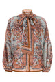 Zimmermann Aster Tie Neck Blouse