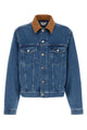 Bottega Veneta Giubbotto Denim Collo Inrtrecciato