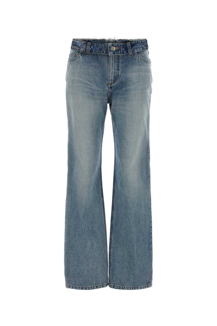 Alexander Mcqueen Denim Trousers*3