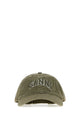 Ganni Washed Cotton Canvas Cap Emb