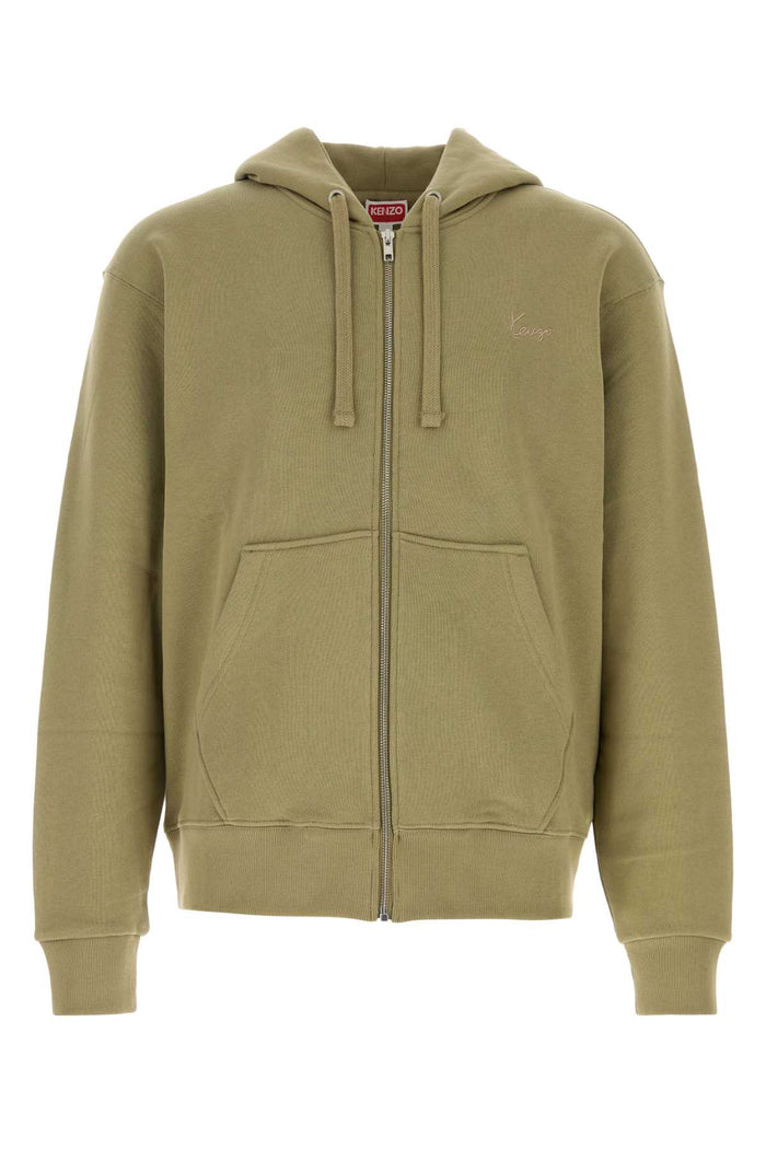 Kenzo Kenzo Signature Classic Zip Up Hoodie