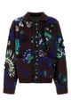 Sacai Floral Jacquard Knit Blouson
