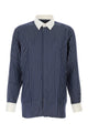 Tom Ford Pure Silk Pinstripe Jacquard Contrast Fluid Fit Sh