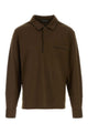 Tom Ford Cotton Silk Piquet Ls Polo