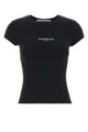 Alexander Wang Fitted Tee W/ Logo Print