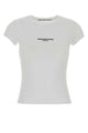 Alexander Wang Fitted Tee W/ Logo Print