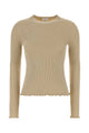 Alaia Ls Top Silk Rib Knit