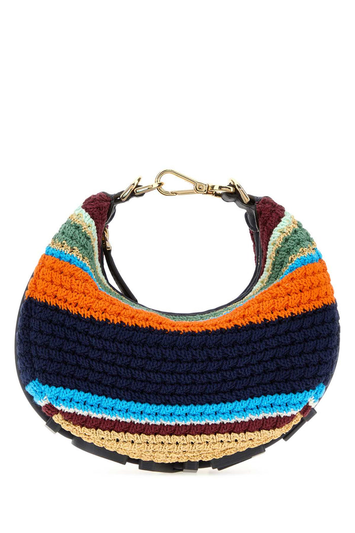 Fendi Mini Fendigraph Paglia Righe/V