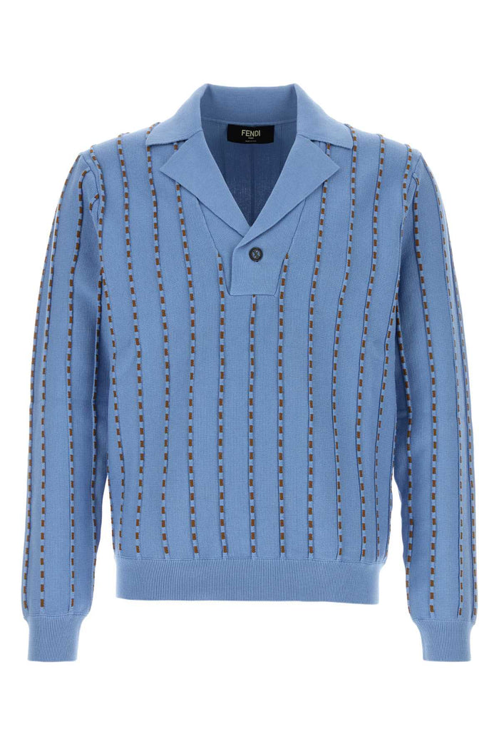 Fendi Polo Co Stitching