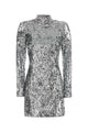 Balmain 3 Buttons Sequins Short Dress