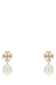 Tory Burch Moondance Pearl And Pavé Drop Earrings