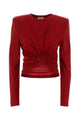 Magda Butrym Pf26 Blouse 14 Red
