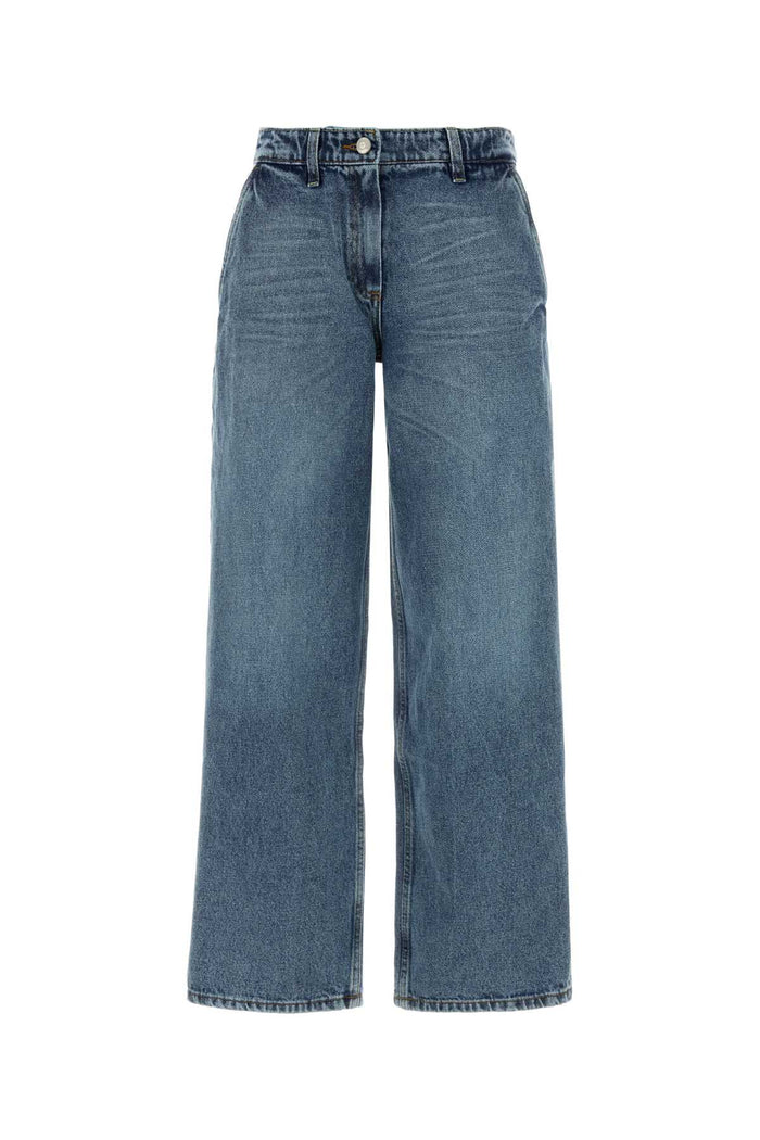 Magda Butrym Re26 Denim 03 Pants Dark Blue