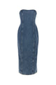 Magda Butrym Re26 Denim 19 Dress Dark Blue