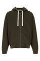 Jil Sander Zip Up Sweatshirt W/Hoodie - Pnt