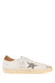 Golden Goose Deluxe Brand Super Star Leather Upper And Heel Suede Toe Glitte