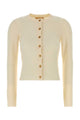 Michael By Michael Kors Merino Rib Crew Nk Cardi