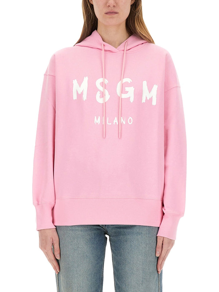 Msgm Sweatshirt With Logo