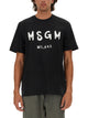 Msgm Cotton Logo T-Shirt