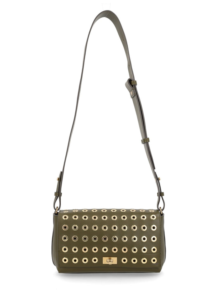 Anya Hindmarch Green Cowhide Crossbody Bag