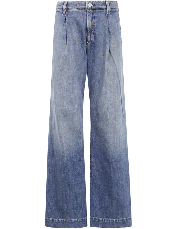Lauren Ralph Lauren "Kirahn" Full Length Pleated Jeans