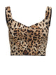 Dolce & Gabbana 'Leopardo' Bustier Top