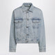 Fear Of God Essentials Light Blue Vintageeffect Denim Jacket