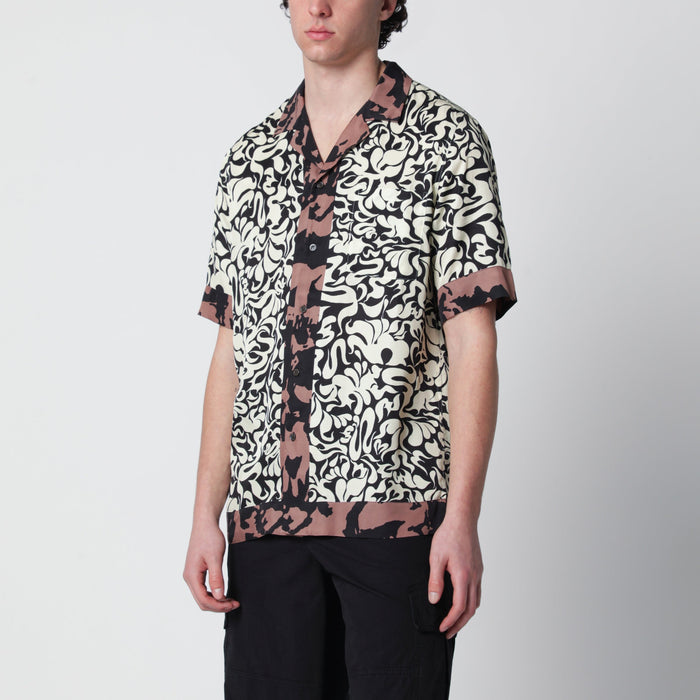 Dries Van Noten Shirt With Graphic Squiggle Print