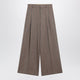 Dries Van Noten Wide-Leg Pinstripe Wool Trousers
