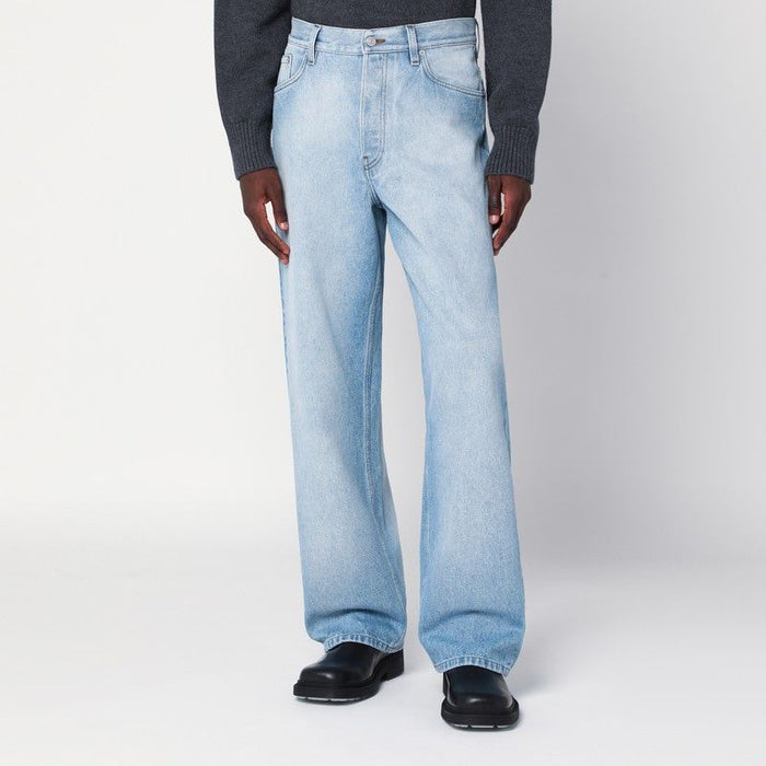 Dries Van Noten  Light Blue Faded Jeans