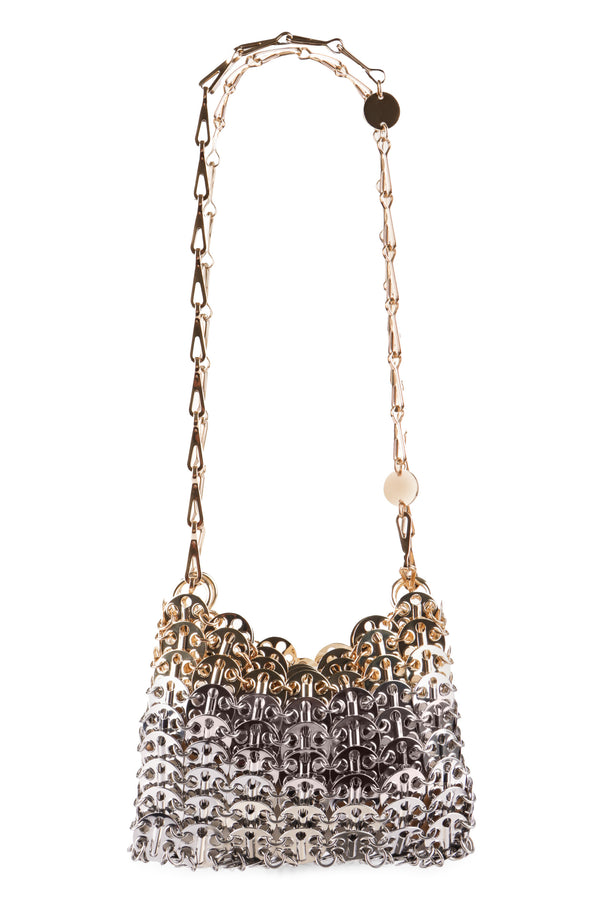 Paco Rabanne Two-Tone Metal 1969 Nano Shoulder Bag