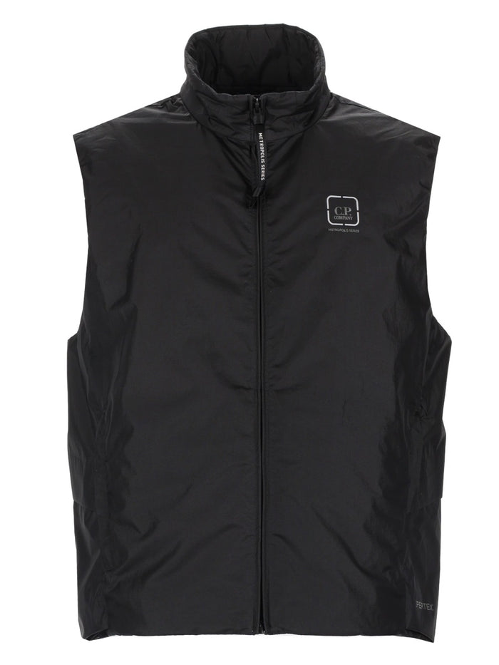 C.p.company Black Polyamide Vest