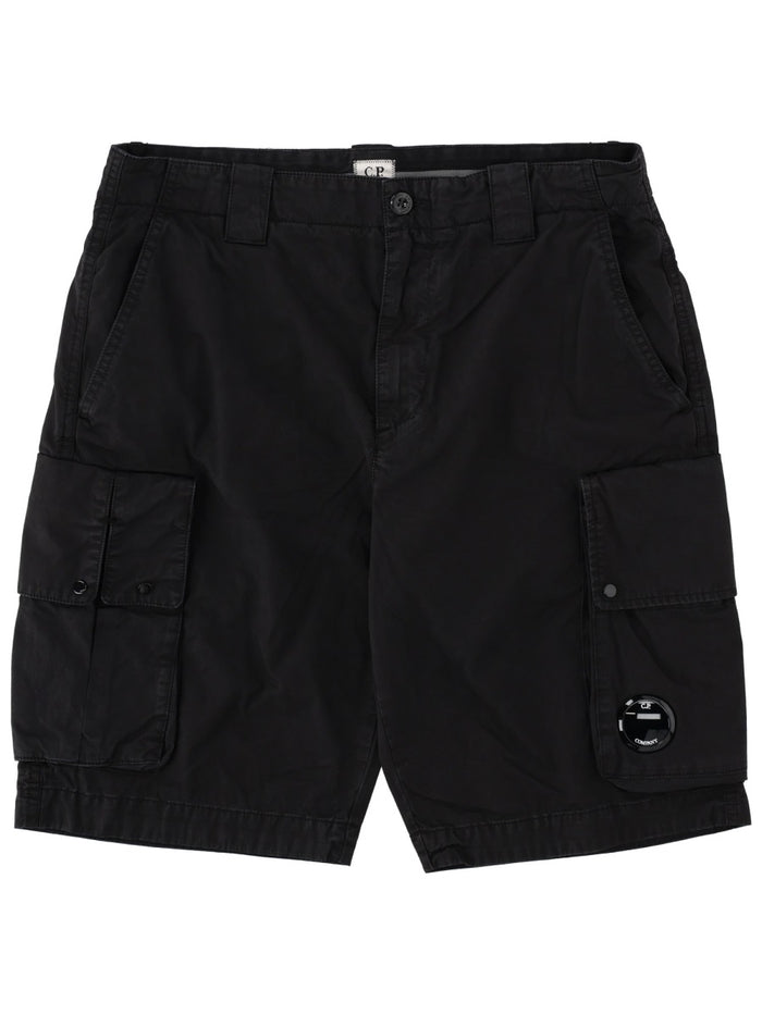 C.p.company Shorts Cargo Con Patch Logo