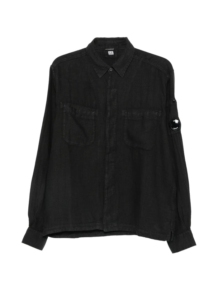 C.p.company Long-Sleeved Linen Shirt