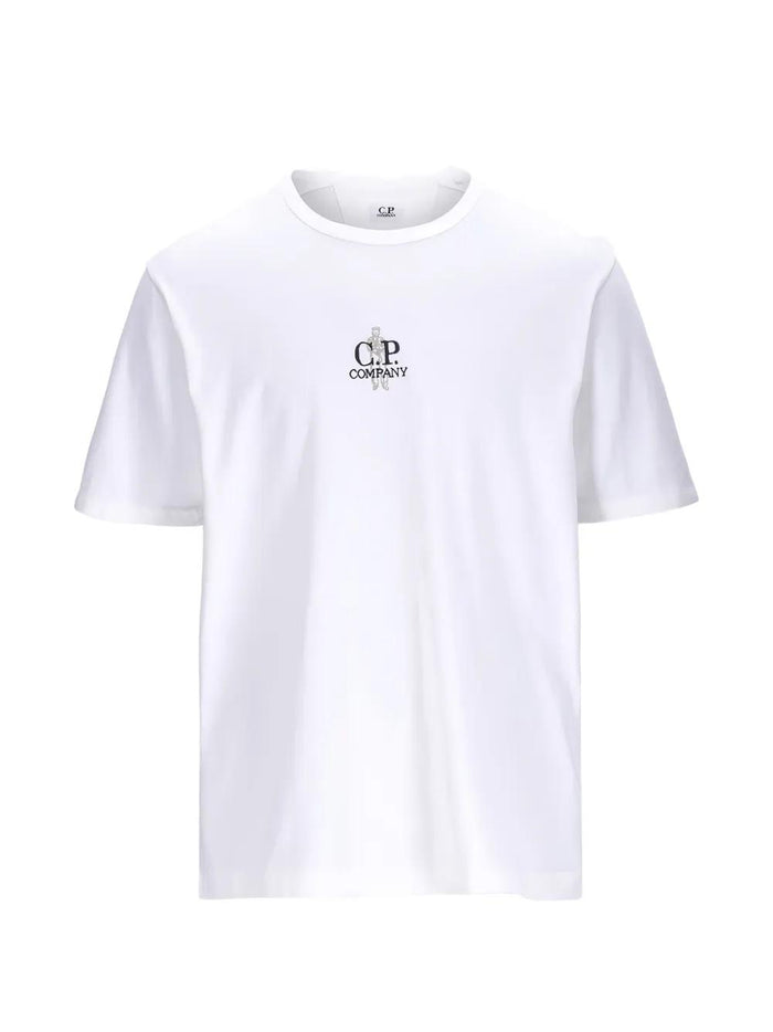 C.p.company Logo Print T Shirt