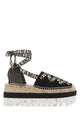 Stella Mccartney Gaia Organic Canvas W/ Logo Ribbon