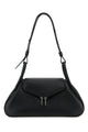 Amina Muaddi Gemini Small Nappa Black  Silver Ha