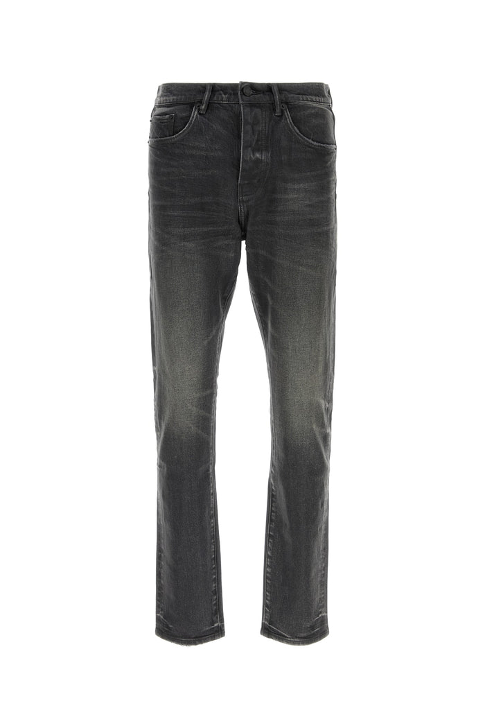 Purple Denim Double Dip Coated