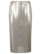 Max Mara Sportmax Metallic Knit Midi Skirt