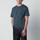 Dries Van Noten Petrol Green Cotton T-Shirt