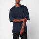 Dries Van Noten  Oversized Navy Blue Cotton T-Shirt