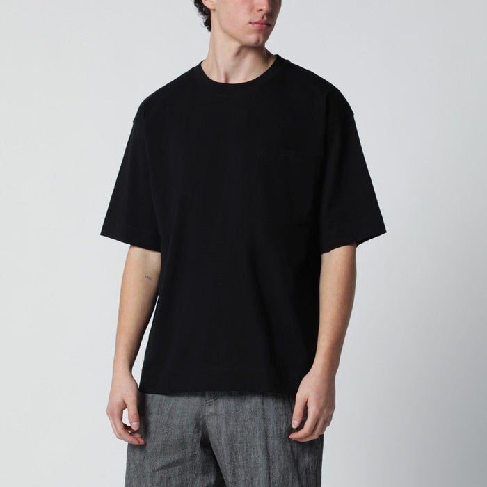 Dries Van Noten Black Cotton Tshirt
