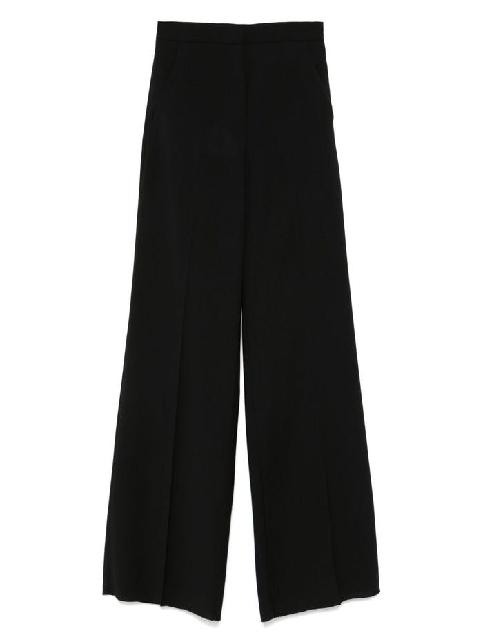 Max Mara Black Virgin Wool Trousers