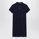 Polo Ralph Lauren Mini Abito A Polo In Cotone Blu Navy