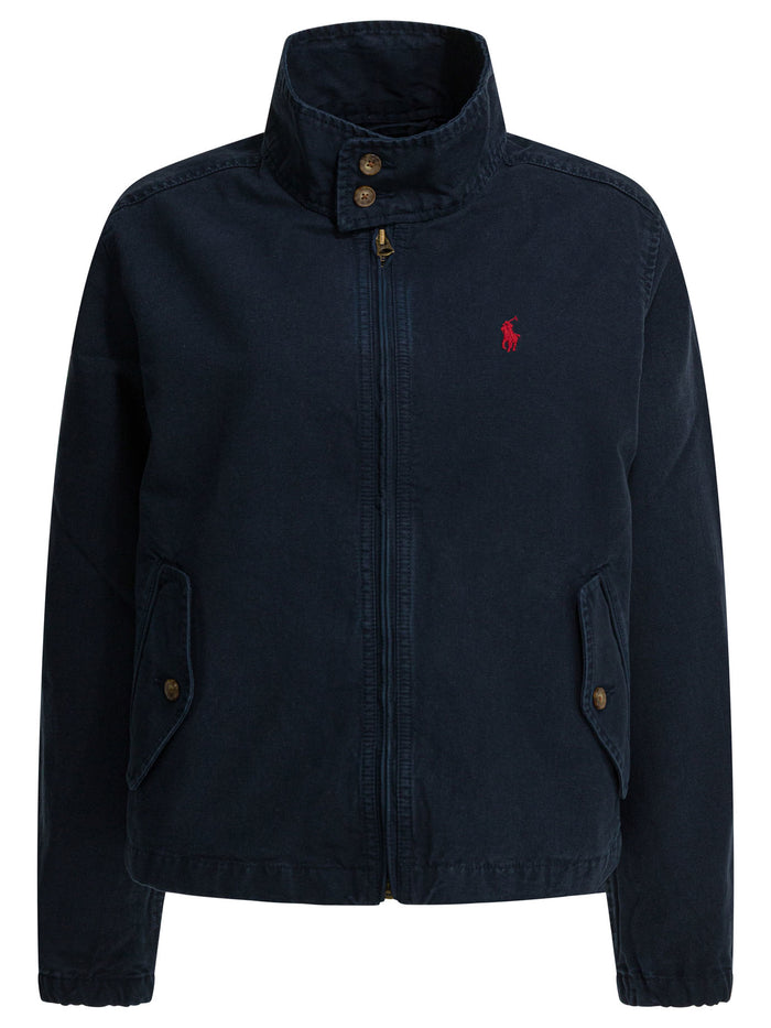 Polo Ralph Lauren Blue Cotton Jacket