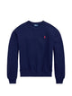 Polo Ralph Lauren Navy Blue Cotton Polyester Sweater