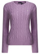 Polo Ralph Lauren Purple Cotton Knitwear