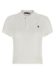 Polo Ralph Lauren Braided Crop Polo Shirt