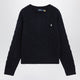 Polo Ralph Lauren Crewneck Cableknit Wool And Cashmere Sweater In Navy