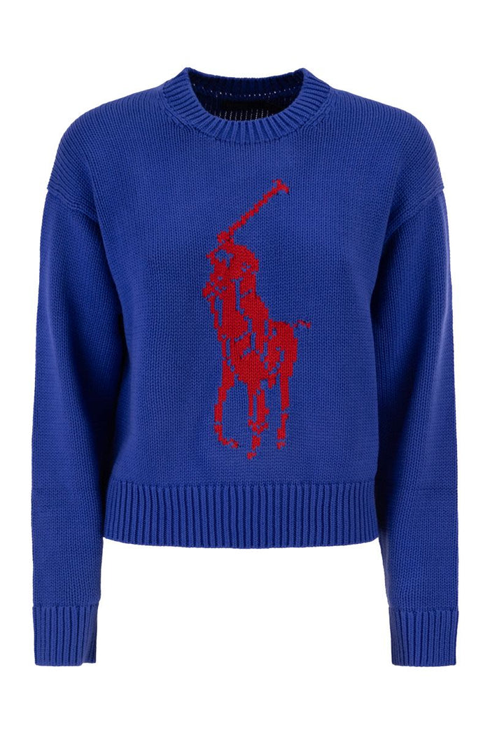 Polo Ralph Lauren Big Pony Cotton Crew Neck Jumper